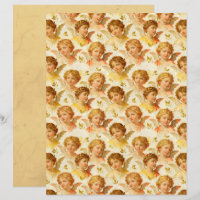 Renaissance-Engel Scrapbook Papier