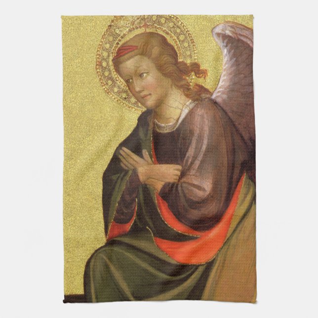 Renaissance Engel von Master of the Bambino Vispo Handtuch (Vertikal)