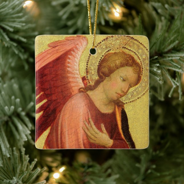 Renaissance Engel von Master of the Bambino Vispo Keramikornament (Baum)
