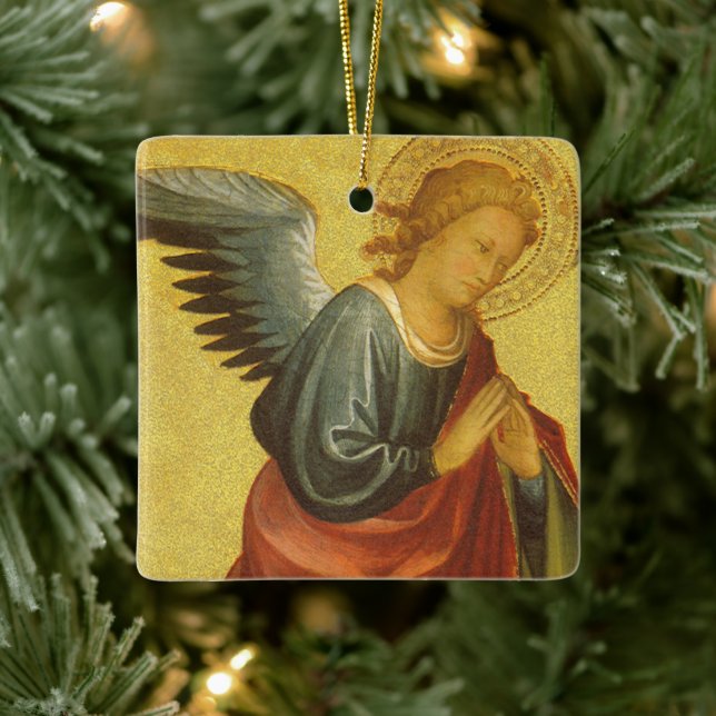 Renaissance Engel von Master of the Bambino Vispo Keramikornament (Baum)