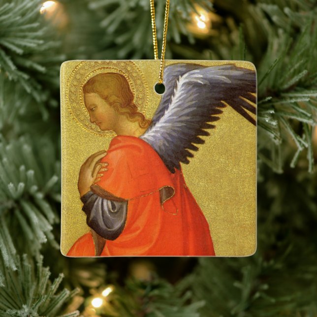 Renaissance Engel von Master of the Bambino Vispo Keramikornament (Baum)