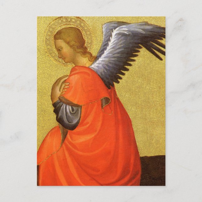 Renaissance Engel von Master of the Bambino Vispo Postkarte (Vorderseite)