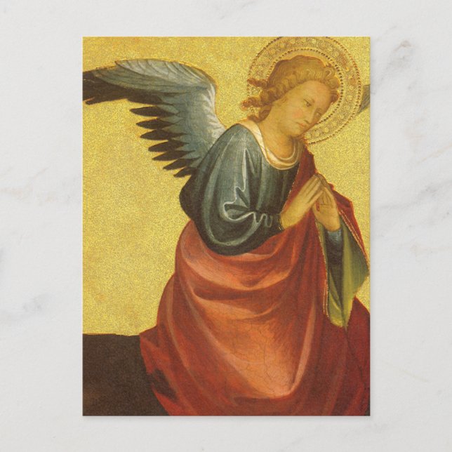 Renaissance Engel von Master of the Bambino Vispo Postkarte (Vorderseite)