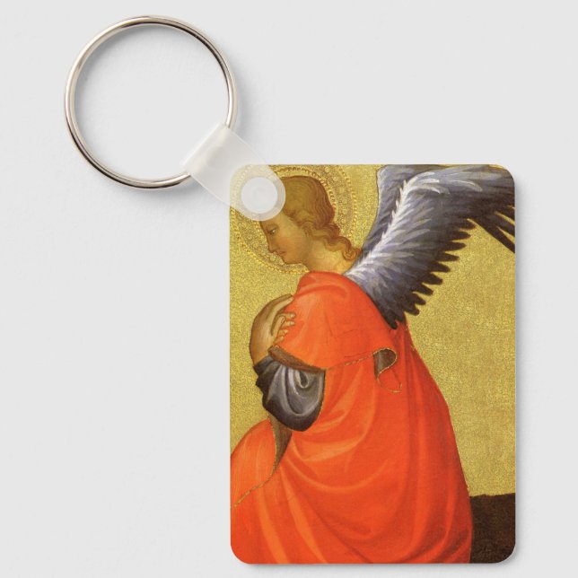 Renaissance Engel von Master of the Bambino Vispo Schlüsselanhänger (Vorderseite)