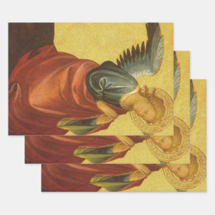 Renaissance-Engel von Meister des Bambino Vispo Geschenkpapier Set