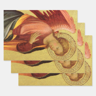 Renaissance-Engel von Meister des Bambino Vispo Geschenkpapier Set