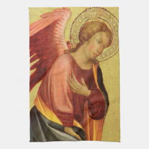 Renaissance-Engel von Meister des Bambino Vispo Geschirrtuch