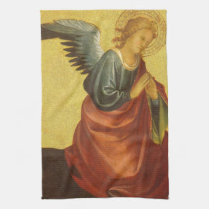 Renaissance-Engel von Meister des Bambino Vispo Geschirrtuch
