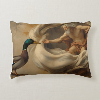 Renaissance-Enten-Parodie-Kunst – Lustige Ente bei Dekokissen