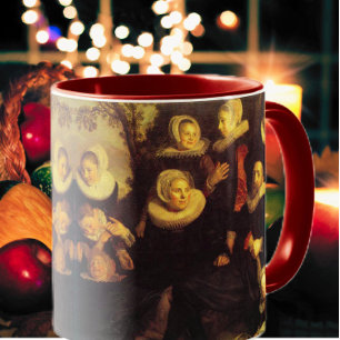 Renaissance-Familie Wiedersehen Fallporträt-Malere Tasse