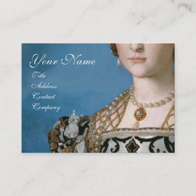 RENAISSANCE FASHION JEWELRY COSTUME DESIGNER VISITENKARTE (Vorderseite)