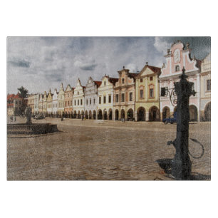 Renaissance-Häuser Schneidebrett