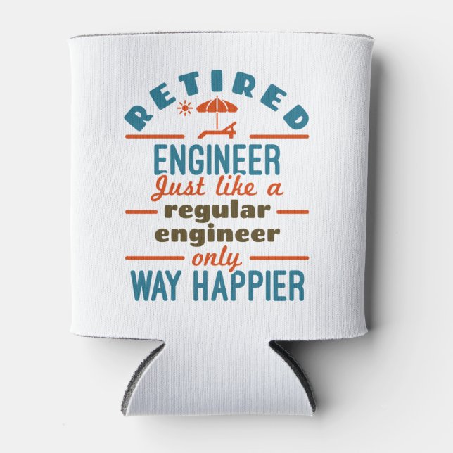 Renaissance Ingenieur Happier Engineering Retireme Dosenkühler (Vorderseite)