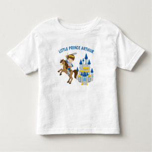 Renaissance-Jahrmarkt Ritter Personalisierte Jungs Kleinkind T-shirt