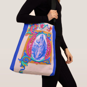 Renaissance Jesus print Tragetaschen Mit Langen Trägern