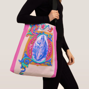 Renaissance Jesus print Tragetaschen Mit Langen Trägern