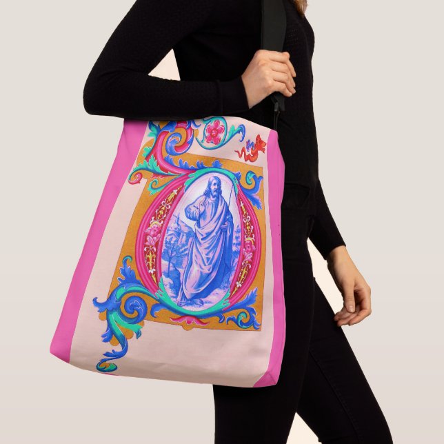 Renaissance Jesus print Tragetaschen Mit Langen Trägern (Von Nahem)