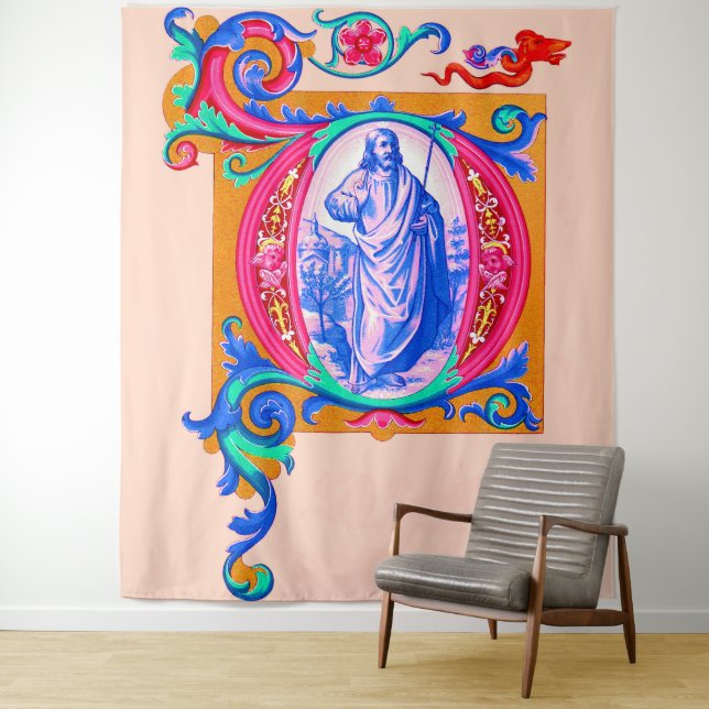 Renaissance Jesus print Wandteppich (Beispiel)