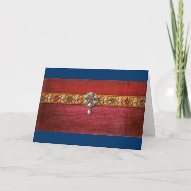 Renaissance Jewel Grußkarte Karte (Vorderseite)
