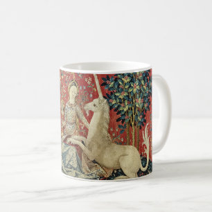 Renaissance Lady and Unicorn (Sight) Kaffeetasse