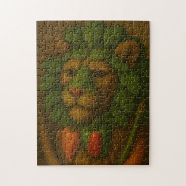 Renaissance Lion Portrait (Vertikal)