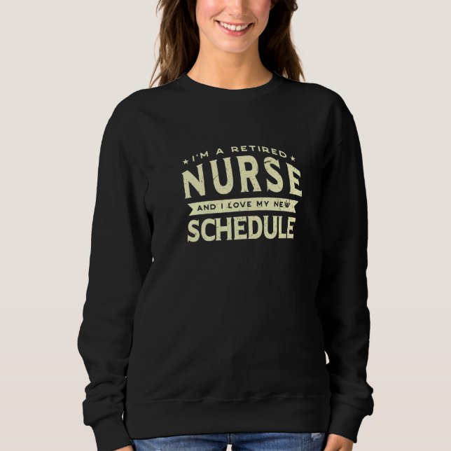 Renaissance Nurie Liebe Mein neuer Zeitplan Großmu Sweatshirt (Vorderseite)