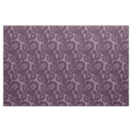 Renaissance Oblique Floral, Eggpflanze Stoff