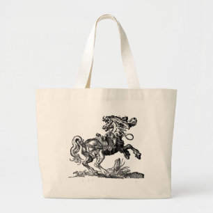 Renaissance-Pferd Nr. 7 auf Totem-Tasche Jumbo Stoffbeutel