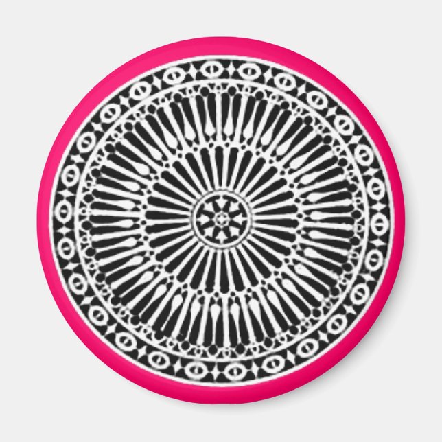 RENAISSANCE, rosa Magnet (Vorne)