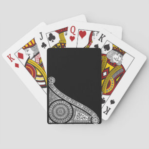 RENAISSANCE Schwarz und Weiß Spielkarten