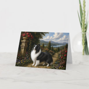 Renaissance Shetland Sheepdog Leere Karte