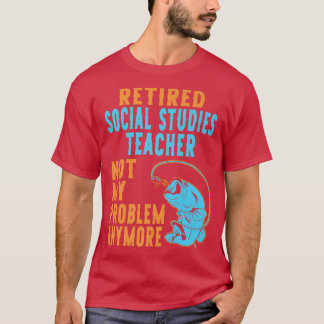 Renaissance Sozialstudien Lehrer Fishing Lover Ret T-Shirt