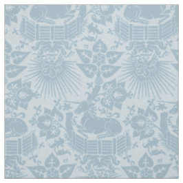 Renaissance Unicorn Garden, Sky Blue Blue Stoff