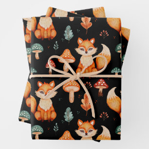 Renard, Champignons des Forêts Sauvages, Feuilles 