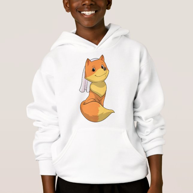 Renard comme mariée avec voile (Devant)