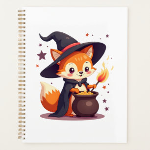 Renard de sorcière mignon � T-shirt d'animal magiq