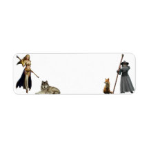 renard et loup avec figures v 2 étiquette