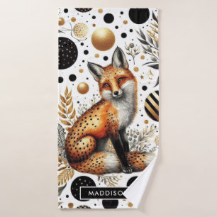 Renard mignon et points sans couture