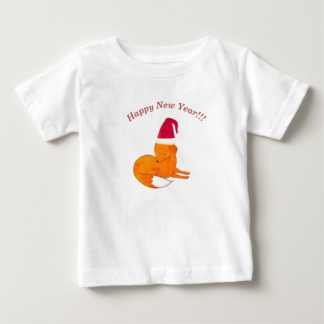 Renard New Year Custom Baby T-shirt (Devant)