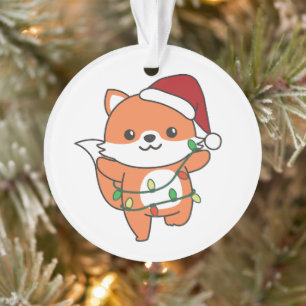 Renard Noël Hiver Animaux Fêtes Renards