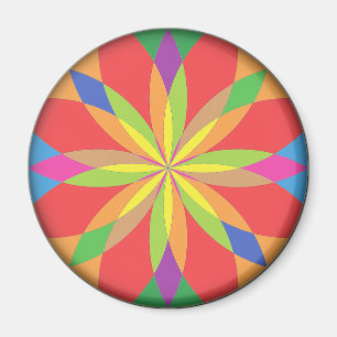 RenascencePub Bright Vibrant Colors Kühlschrankmag Magnet