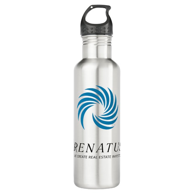 Renatus Wasserflasche Edelstahlflasche (Vorderseite)