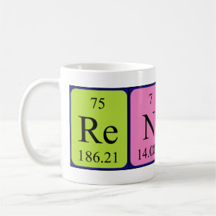 Renaud periodische Tasse von Tabellennamen