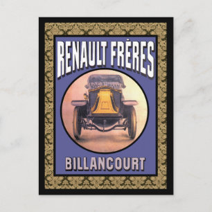 Renault Brüder Oldtimer Postkarte