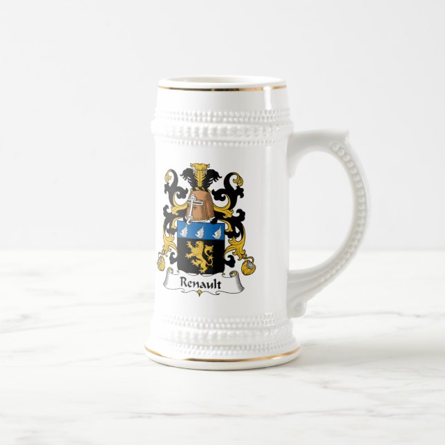 Renault-Familienwappen Bierglas (Rechts)