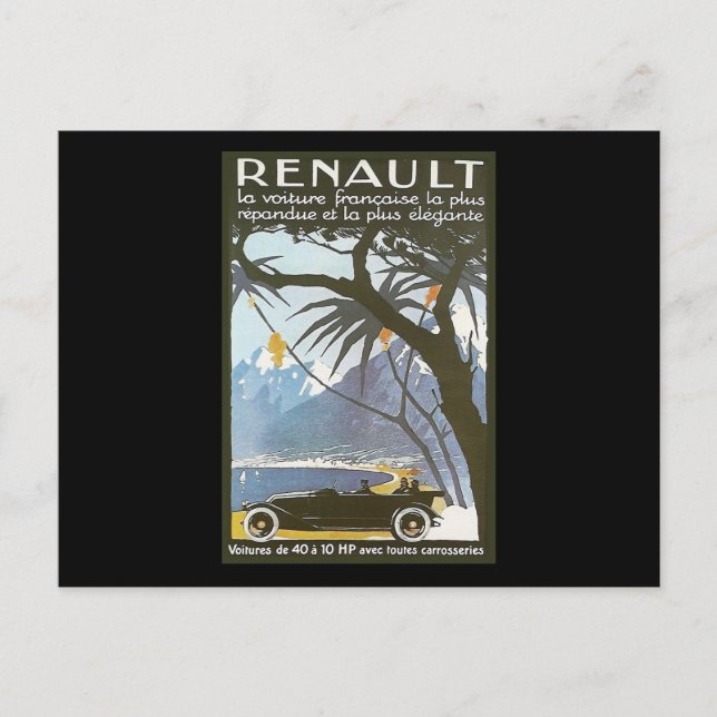 Renault Postkarte (Vorderseite)