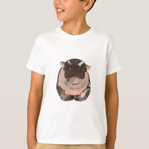 Rencontrez le T-shirt hippo "Moo Deng"