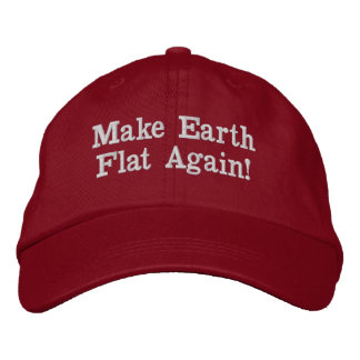 Rendez la terre plate encore Trump le casquette