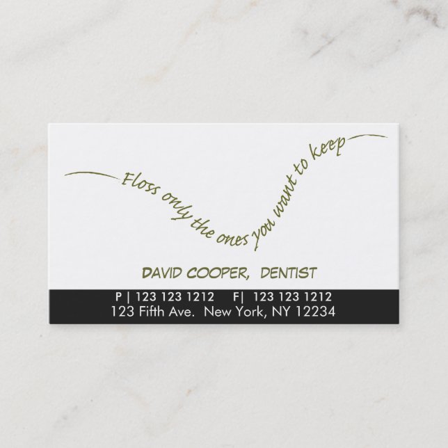 Rendez-vous à Black Divide Humour dentaire (Devant)