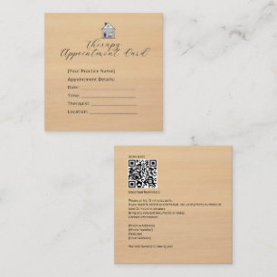 Rendez-vous Carte de rappel du thérapeute
